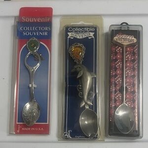 Souvenir Collectible Spoons – Colorado, Florida & Las Vegas
